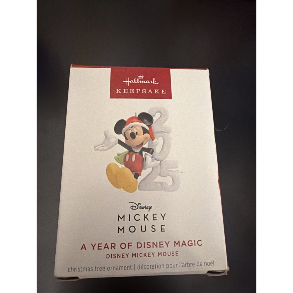 Hallmark Keepsake Disney Christmas Ornament, Mickey Mouse A Year of Disney